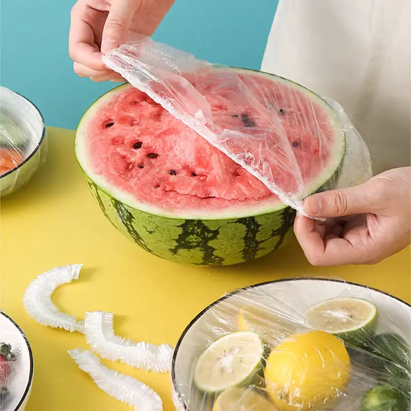 Cubiertas Elásticas Multiusos - Alimentos Frescos Por Más Tiempo 🍉⌛