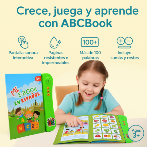 Haz que este Día del Niño sea inolvidable: > ABCBook: Libro Interactivo para aprender jugando