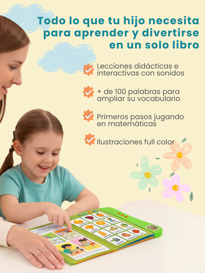 Haz que este Día del Niño sea inolvidable: > ABCBook: Libro Interactivo para aprender jugando